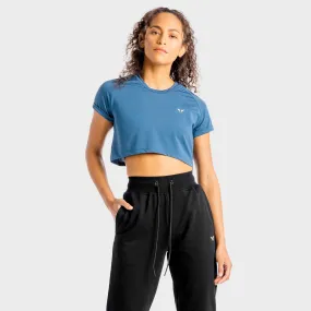 Core Crop Tee - Slate