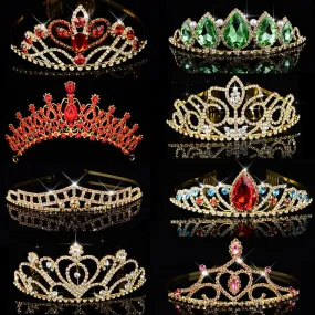 #1182 Queen Princess Tiaras For Women and Girls