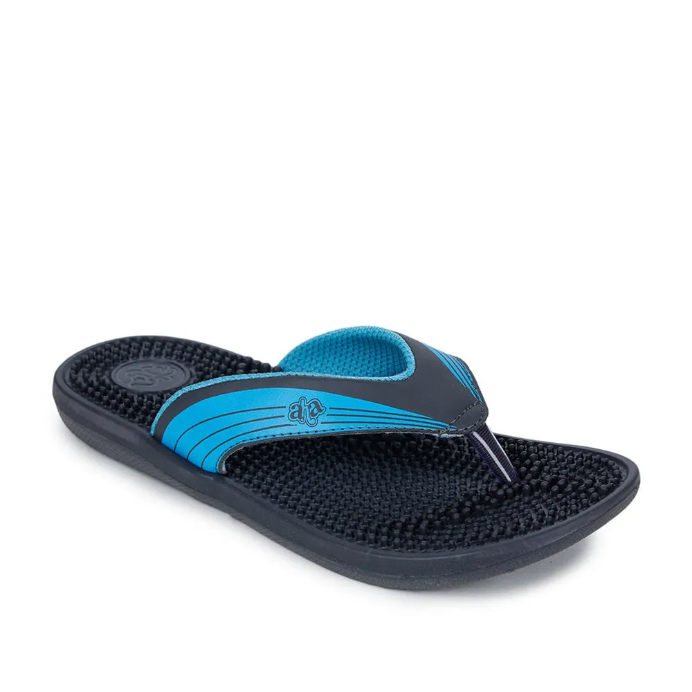 Stylish A-HA Casual Grey Flip Flops for Women - ADAM-KT-2 by Liberty - Comfortable Summer Footwear