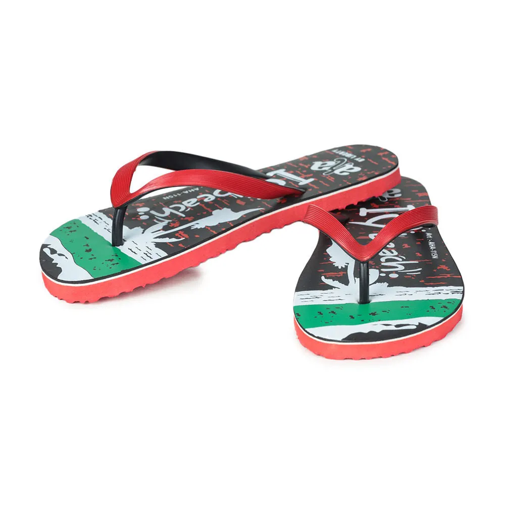 A-HA Casual Red Flip Flop For Women AHA-115N By Liberty