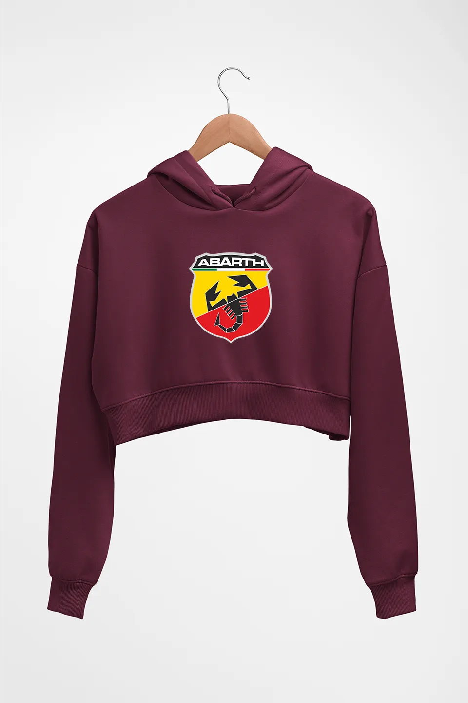 Abarth Crop HOODIE FOR WOMEN