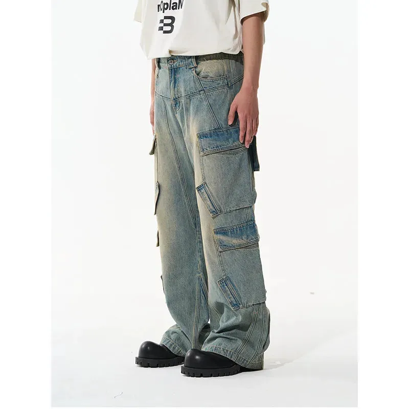 American Cargo Oversized Baggy Wide Leg Pants