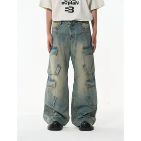 American Cargo Oversized Baggy Wide Leg Pants