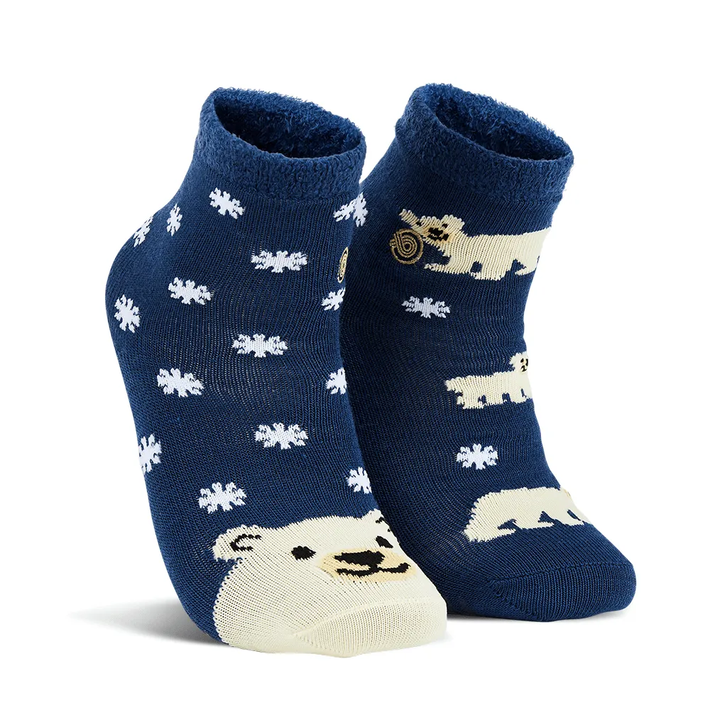 Angel's Polar Bears Fuzzy Socks