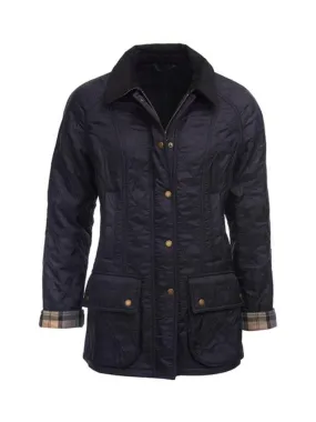 Barbour Women Beadnell Polarquilt Jacket Navy LQU0471 NY91