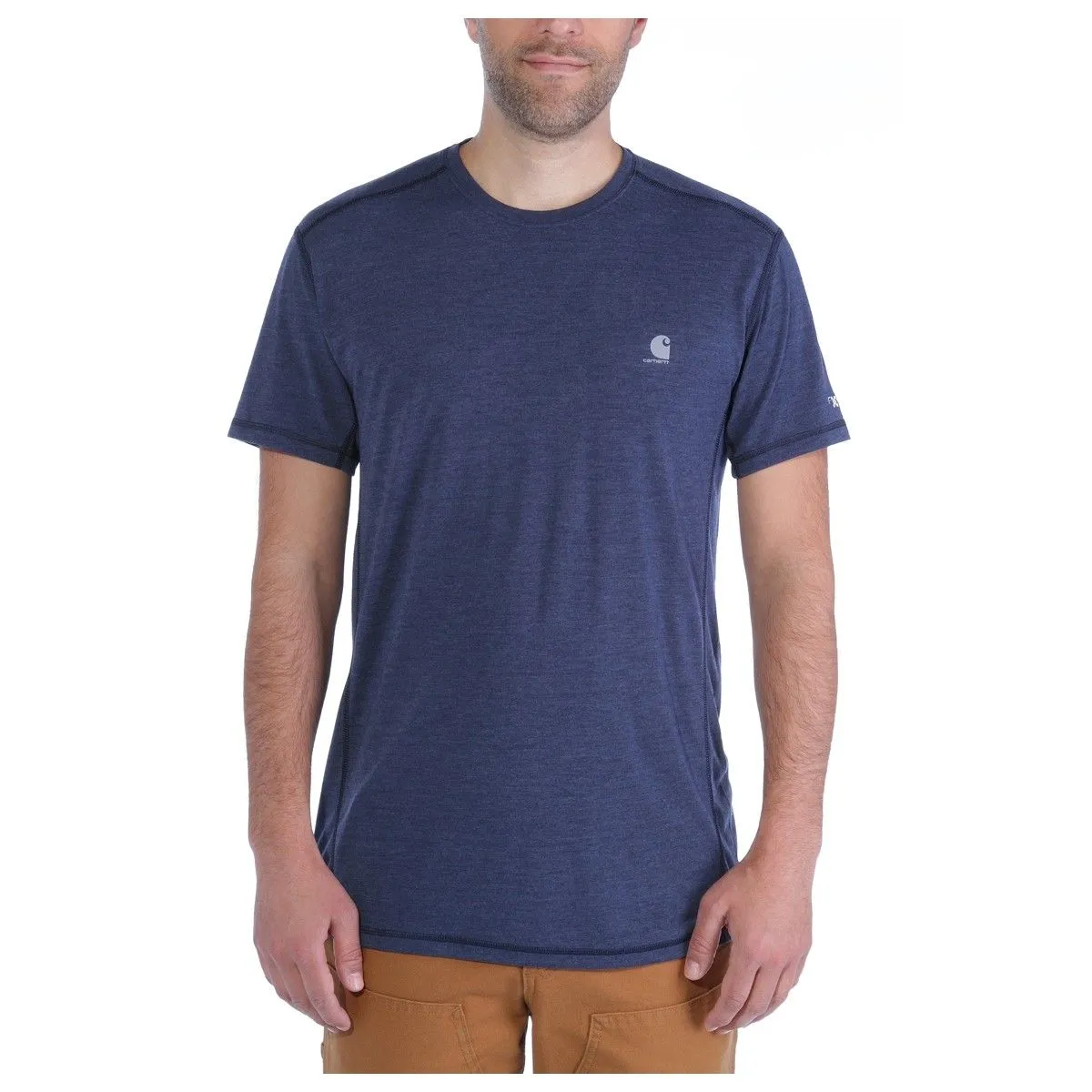 Carhartt&#x20;102960&#x20;Force&#x20;Extremes&#x20;s&#x2F;s&#x20;T-Shirt&#x20;-&#x20;Navy&#x20;Heather