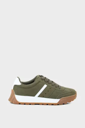 Casual Women Sneakers I57074-Olive