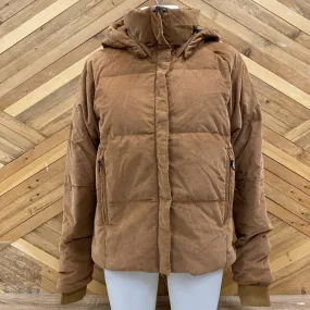 Columbia - Women's Corduroy-Style Down Jacket - MRSP $220: Brown-women-MD