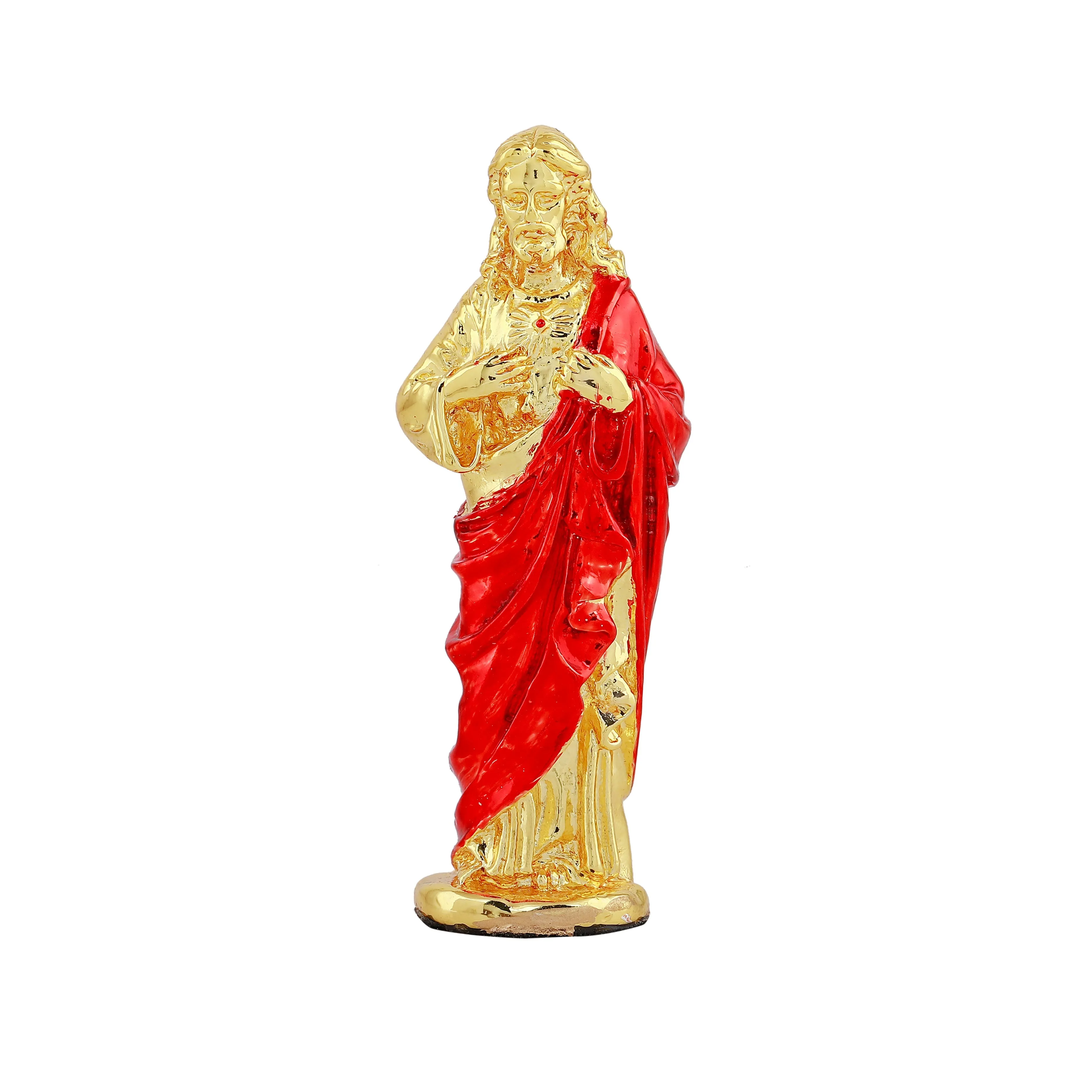 Estele Gold Plated Almighty Jesus Christ Idol with Enamel Color