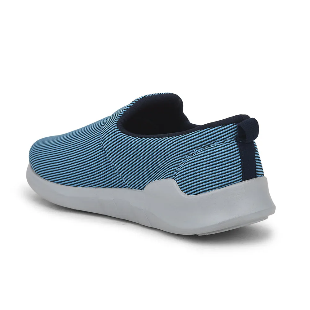 Force 10 Non Lacing S. Blue Casual Slip on Shoes For Women AVILA-45 By Liberty