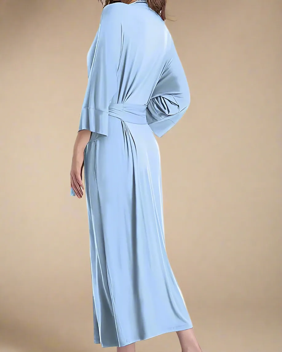 Lightweight Full Length Dressing Gown for Women