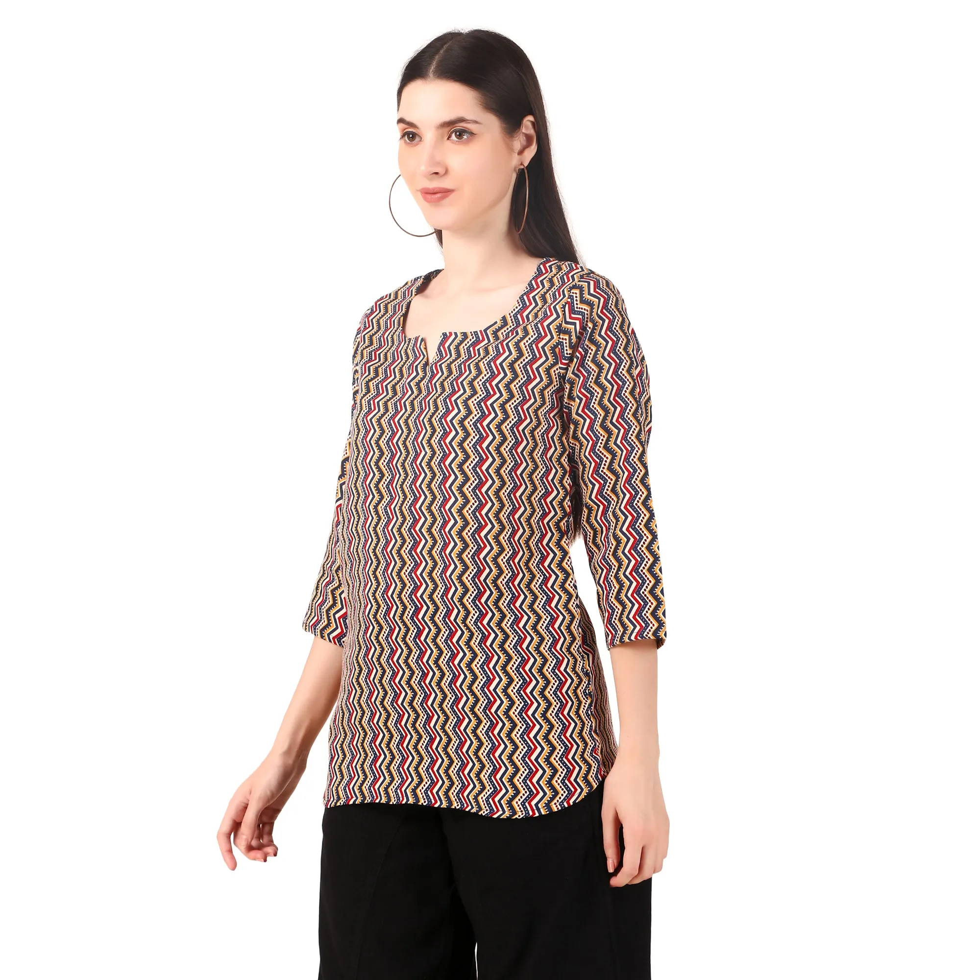 Magnetism Short Kurti for Women